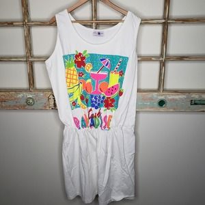 Vintage Turtle Bay "Paradise" Cover up dress size XXL
